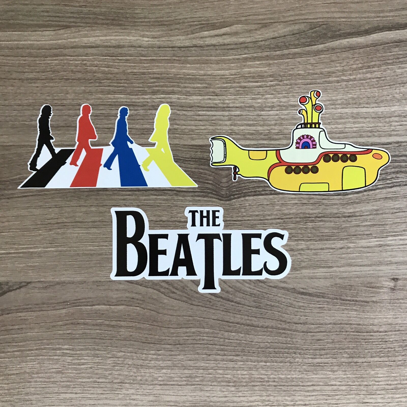 The Beatles Vinyl Sticker Set - Fast Shipping