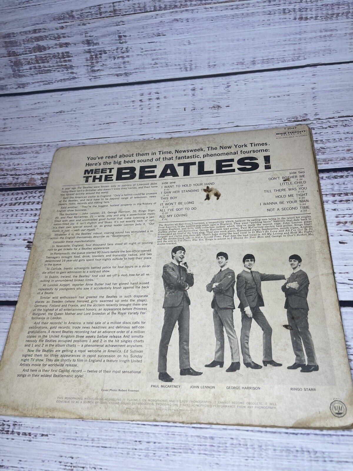 Beatles LP: Meet the Original Capitol T2047 Vinyl