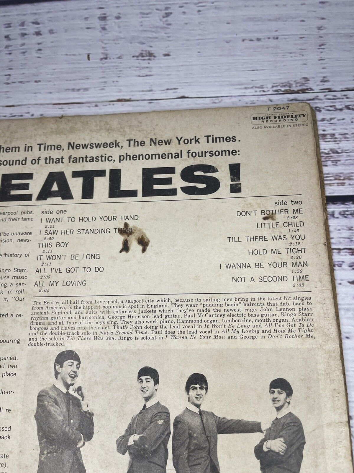 Beatles LP: Meet the Original Capitol T2047 Vinyl