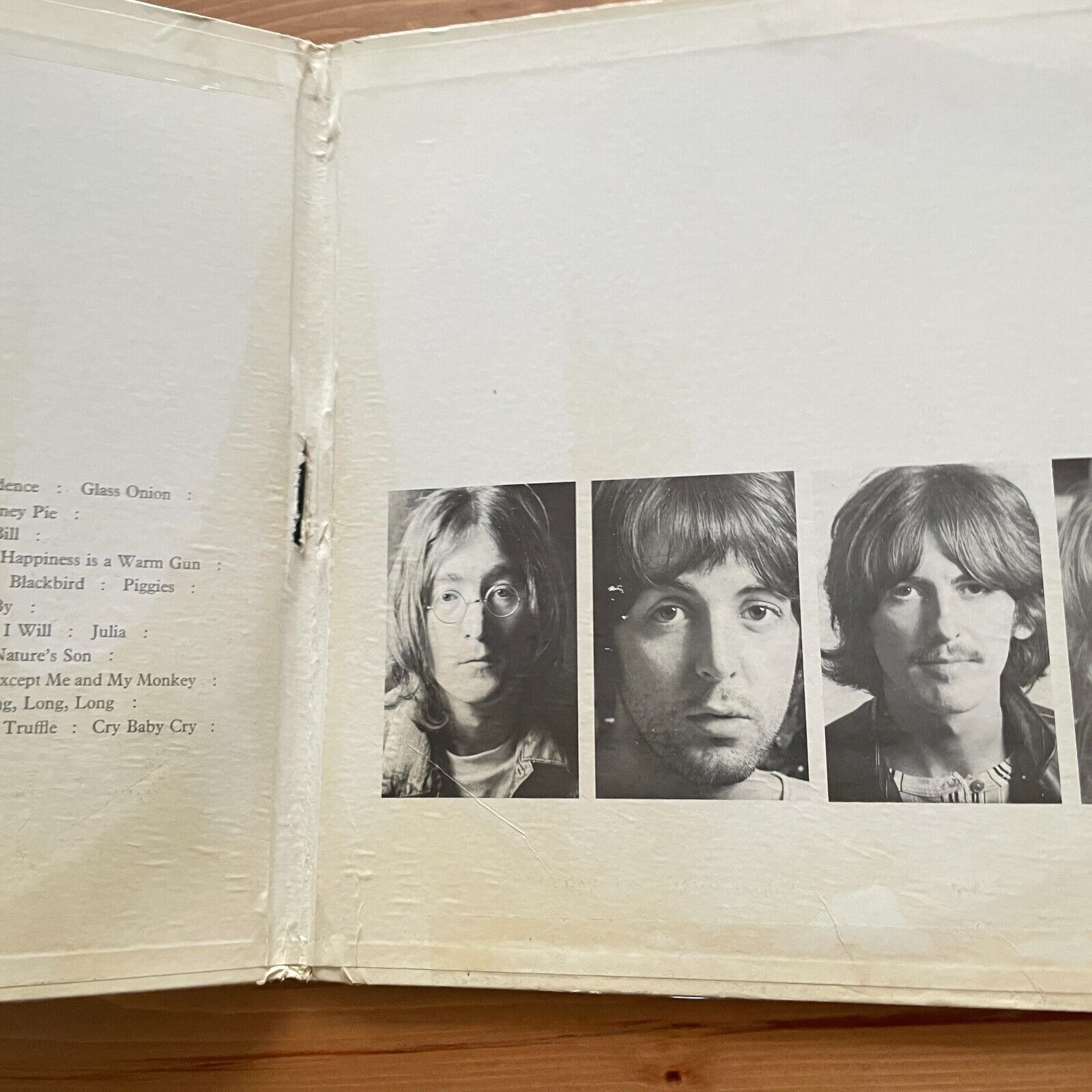 THE BEATLES White Album RARE OG 1968 MEXICO PRESSING 2-LP VG+/EX vinyl