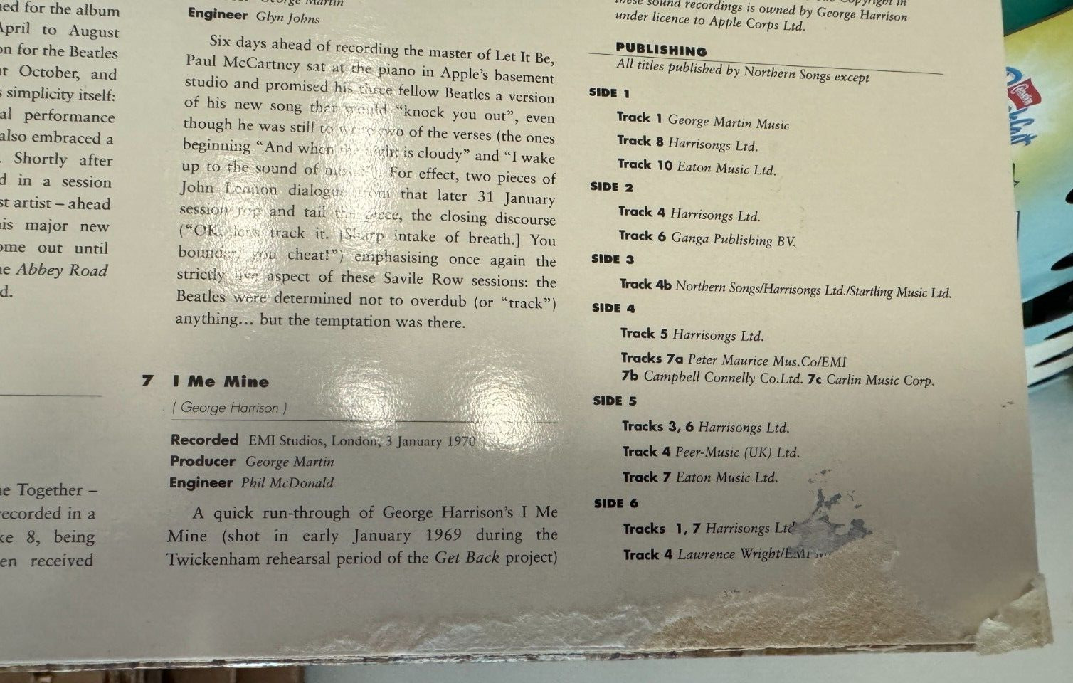 The Beatles Anthology 3 Vinyl Record UK Pressing Triple Album