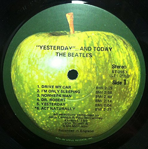 THE BEATLES YESTERDAY & TODAY vinyl record by APPLE RECORDS
