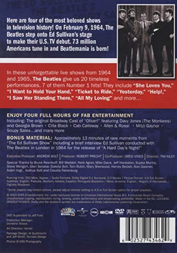 The 4 Complete Ed Sullivan Shows Starring The Beatles from Sofa Entertainment