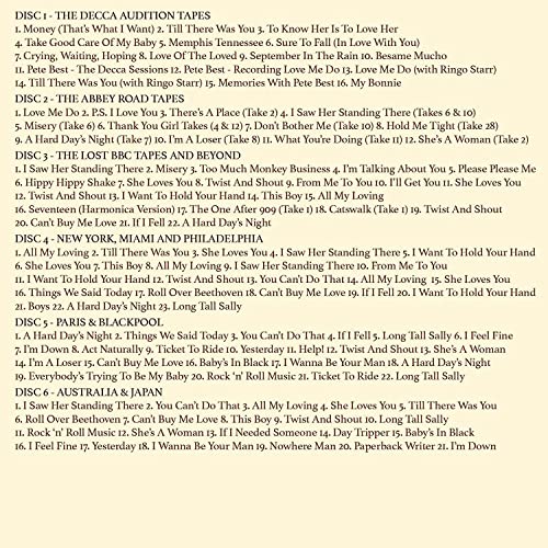 The Beatles â Abbey Road And Beyond (Greatest Hits And Lost Sessions 1962 - 1966) - BOX-SET 6CDs from Coda Publishing Ltd