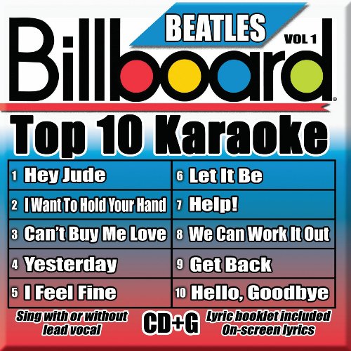 Billboard Karaoke - Billboard Beatles Top 10 Karaoke Vol 1 [10+10-song CD+G] from Sybersound