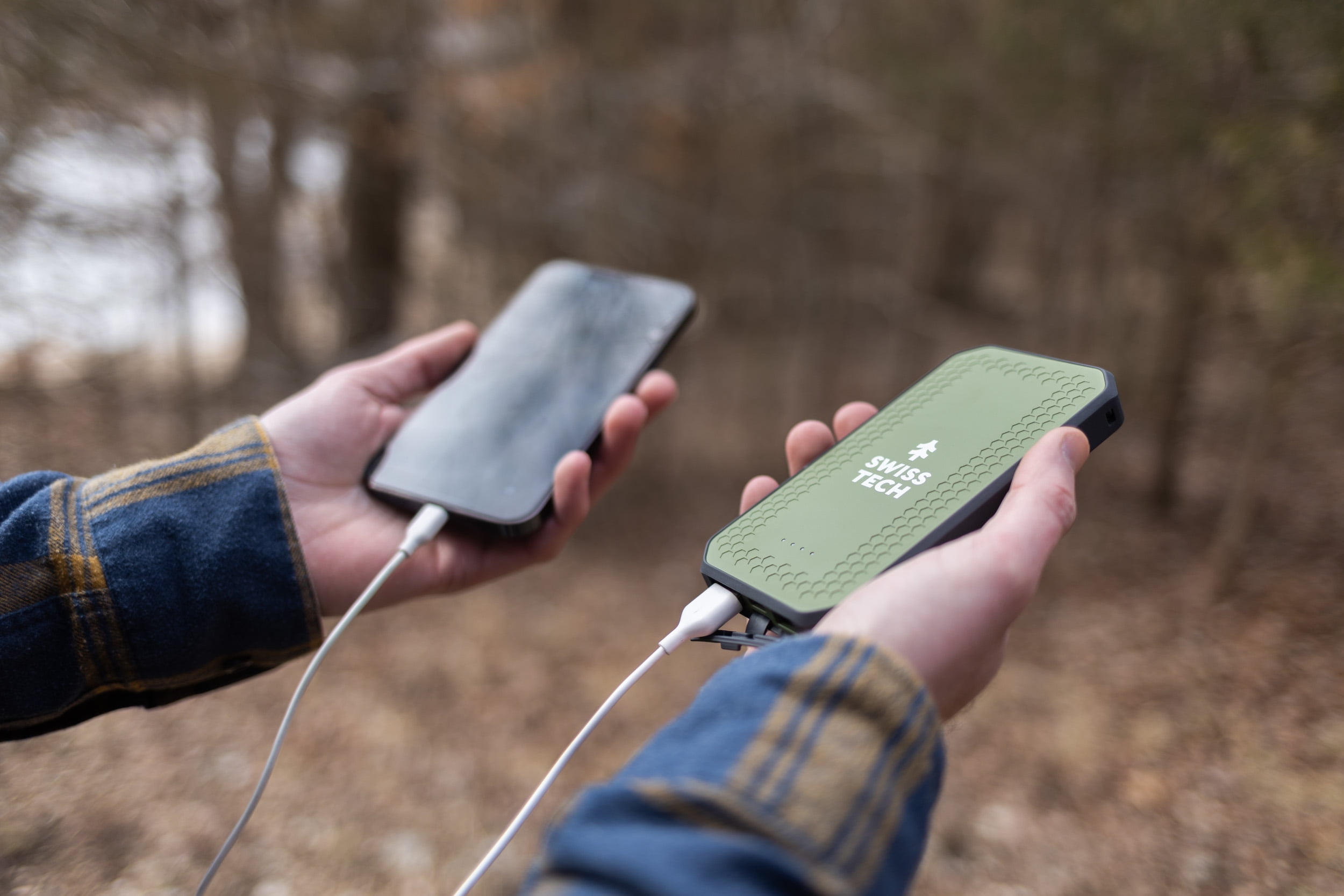 Swiss Tech Antreiben Power Bank with Dual USB