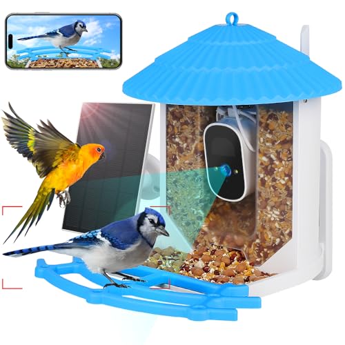 Smart Bird Feeder Camera with Solar Panel