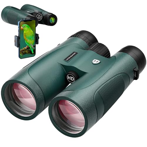 High-Powered 15x52 HD Binoculars with Phone Adapter