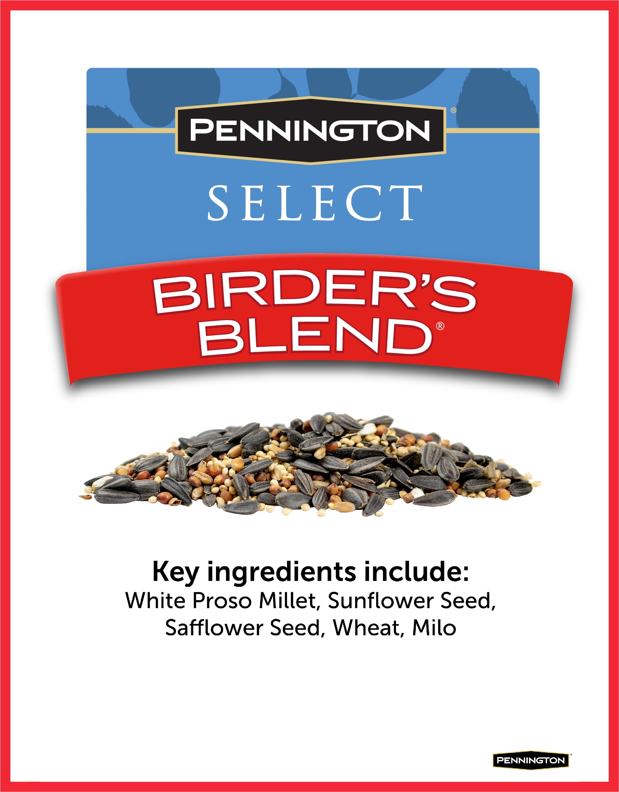 Pennington Select Wild Bird Seed Blend, 40 lb