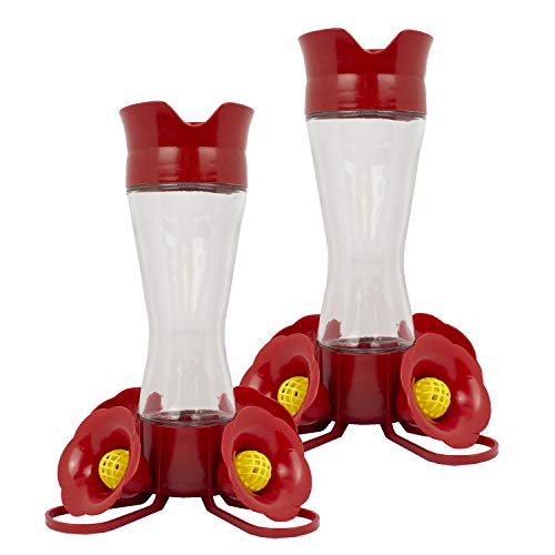 Perky-Pet Glass Hummingbird Feeder - 2 Pack