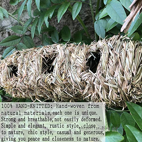 Cozy Hand-Woven Eco-Friendly Bird Nesting Hut