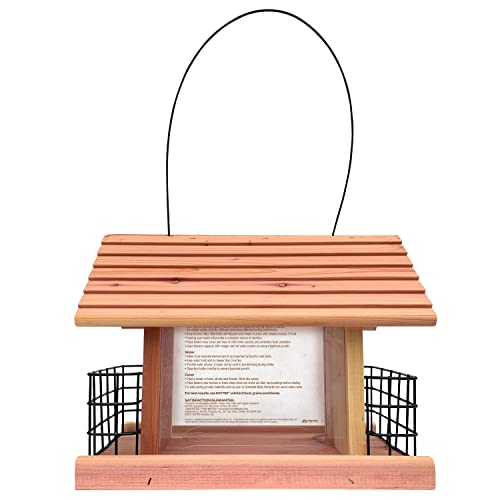 Kaytee Cedar Seed and Suet Bird Feeder