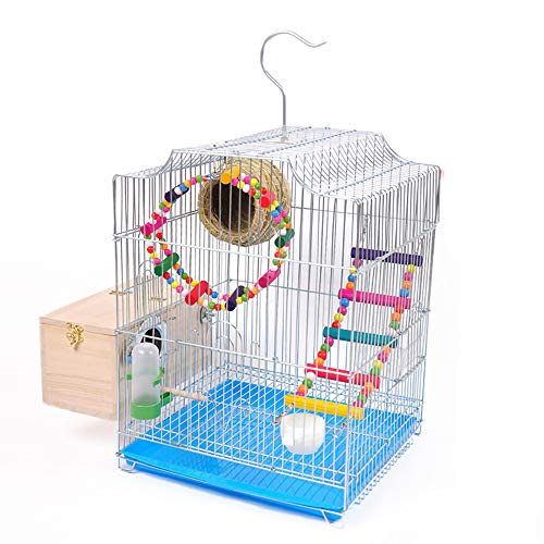 Wooden Nest Box for Parakeets and Lovebirds