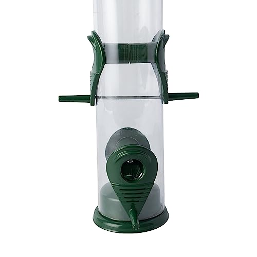 Set of 2 Metal Tube Bird Feeders