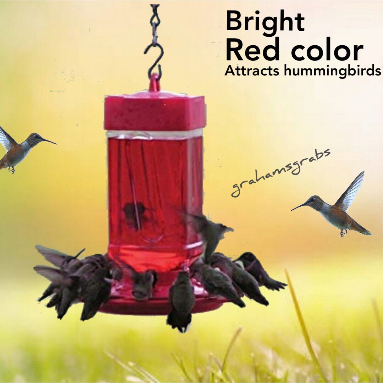 First Nature 32 oz Hummingbird Feeder - Easy Clean