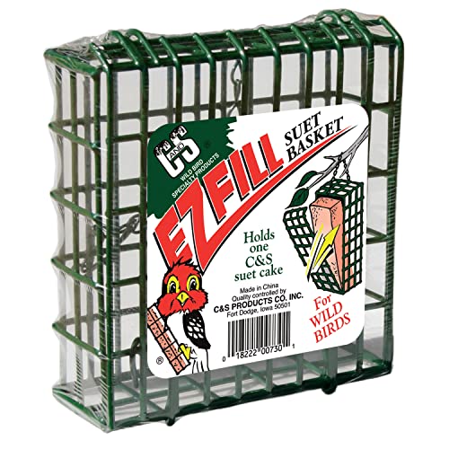 EZ Fill Suet Cake Bird Feeder - Green