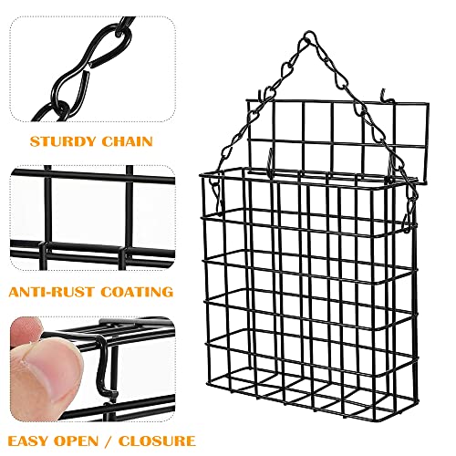 Hanging Suet Bird Feeder for Backyard Birds