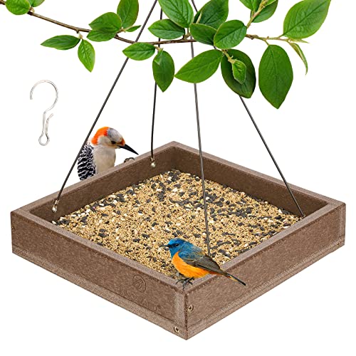 Kingsyard Large Recycled Plastic Bird Feeder