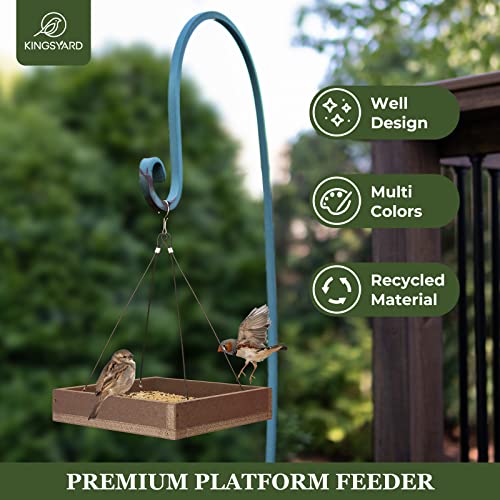 Kingsyard Large Recycled Plastic Bird Feeder