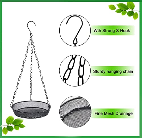 Hanging Metal Bird Feeder for Outdoors