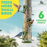 Classic Metal Feeder with 6 Feeding Ports