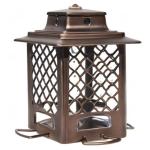 Stokes Select Metal Hopper Bird Feeder, Copper