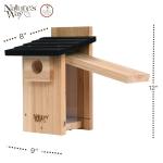 Cedar Bluebird Viewing House by Nature's Way