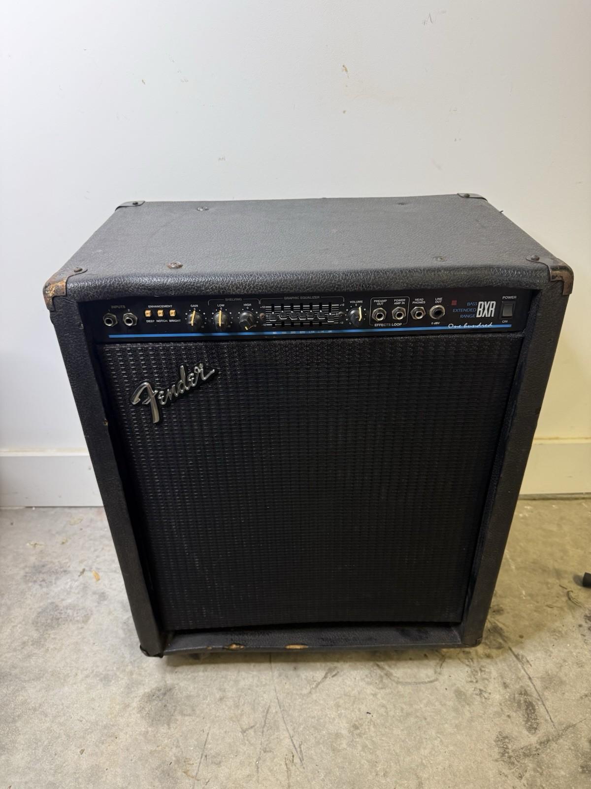 Fender BXR 100 Bass Amp | 90s Vintage Sound