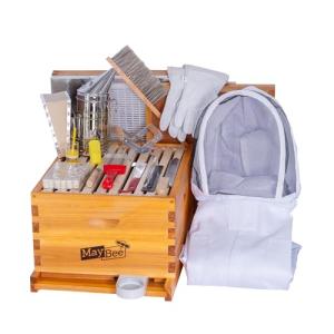 Maybee 10-Frame Beehive Kit with Wax Coating