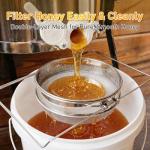 BeeCastle Stainless Steel Honey Strainer for Harvesting