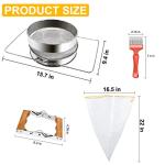 Double Sieve Honey Harvest Kit for Beekeepers