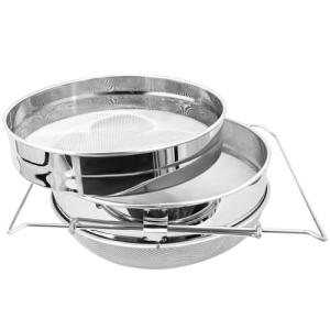 Stainless Steel Honey Strainer with Double Sieve