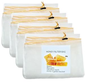 Ultra-Fine Honey Strainer Bags – 4 Pack