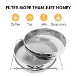 Stainless Steel Honey Strainer with Double Sieve