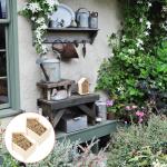 Wooden Bee House and Insect Hotel, 2PCS