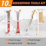Essential Beekeeping Tool Kit - 9 Pieces