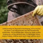 Bee Keeping Cotton Fencing Hood Jacket with Zippers