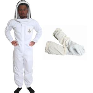 Premium Cotton Beekeeper Suit with Gloves - 2XL