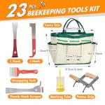 22-Piece Beekeeping Tools Kit with Organizer Tote