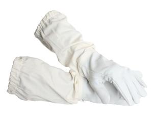 Goatskin Beekeeper's Gloves with Long Sleeve - XXS