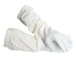Goatskin Beekeeper's Gloves with Long Sleeve - XXS