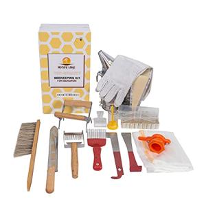 Honey Lake Beekeeping Starter Kit with Smoker & Tools