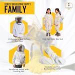 Premium Cotton Beekeeper Suit with Gloves - 2XL