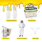 30-Piece Beekeeping Starter Kit with Bee Suit
