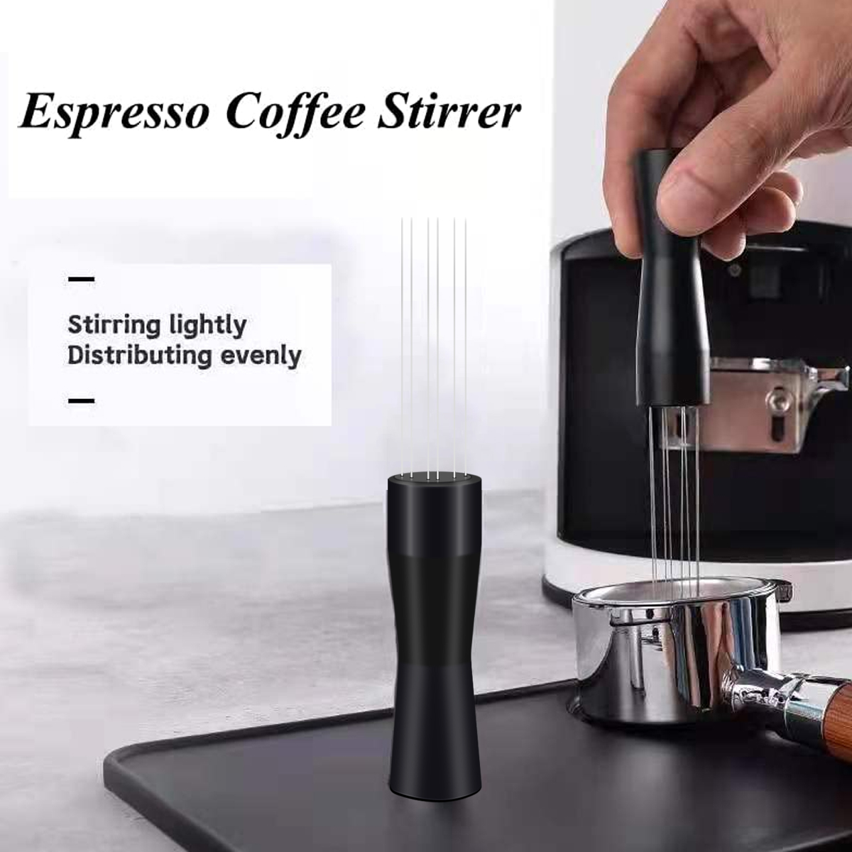 Needle Espresso Tamper & Distributor Tool