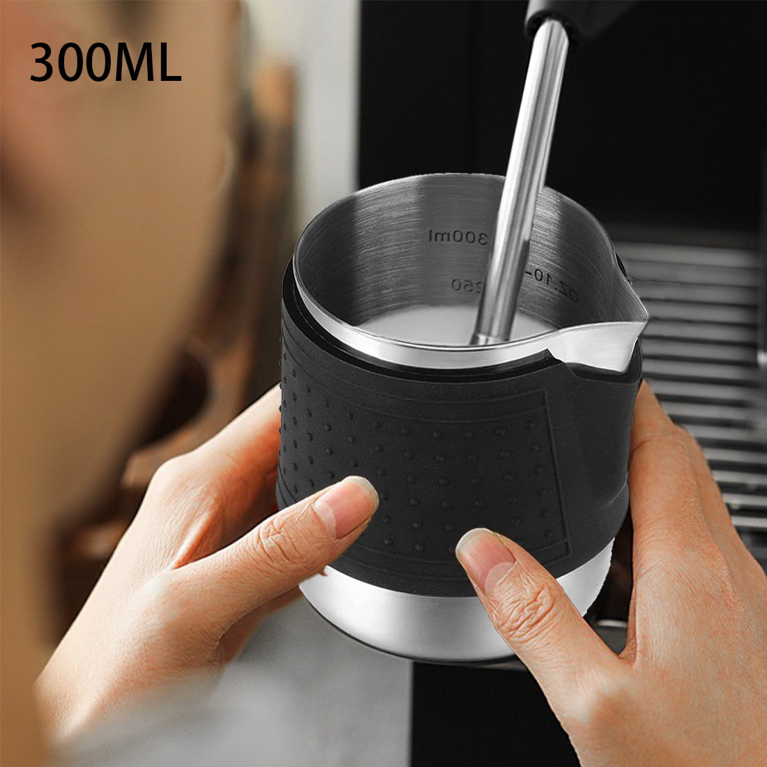 300ML Stainless Steel Milk Frothing Pitcher