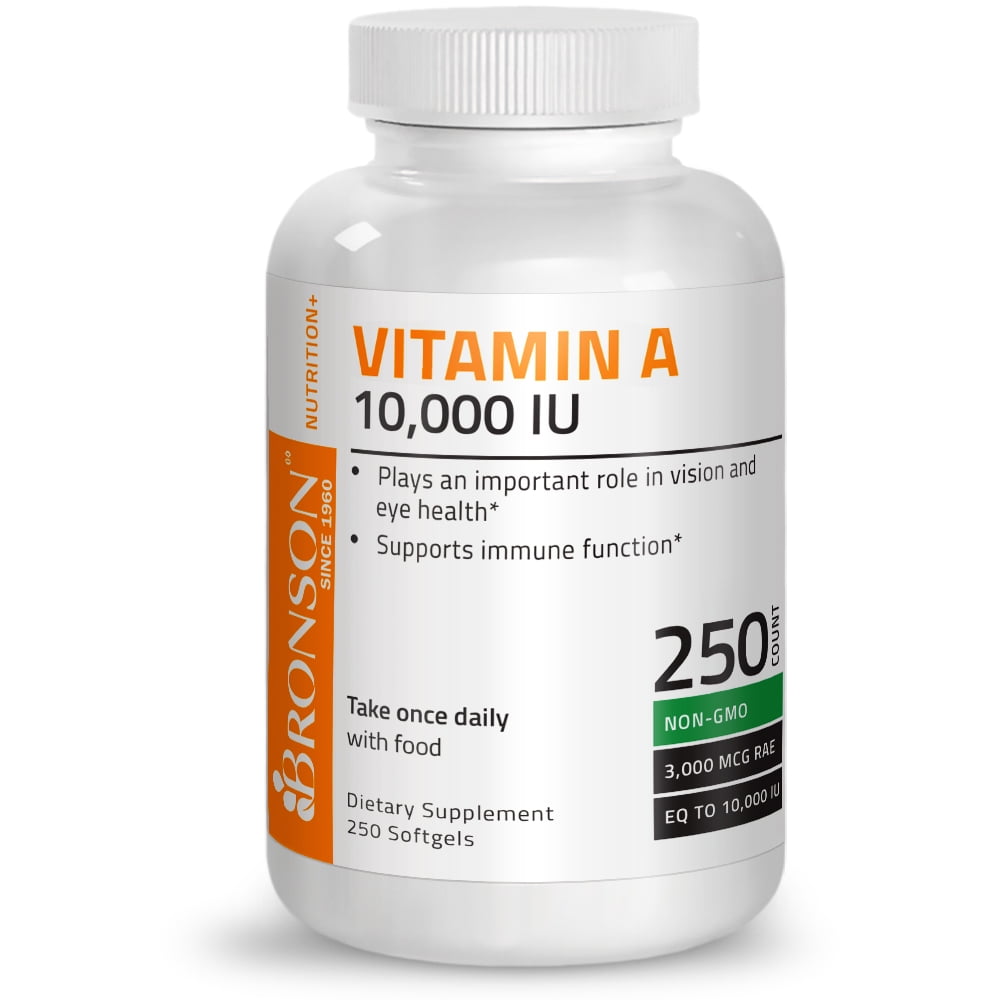 Premium Vitamin A 10,000 IU Softgels for Health
