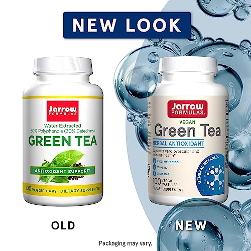Jarrow Formulas, Green Tea, 500 mg, 100 Veggie Caps