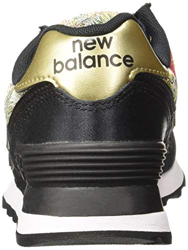 New Balance Womens 574 Core, (Black/North Sea Snc), 7 (40.5 EU)