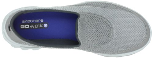 Skechers Performance Women's Go Walk 2 Slip-On Walking Shoe, Grey, 9.5 M US